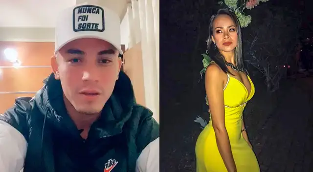 Jossmery Toledo y Jean Deza juntitos y enamorados.