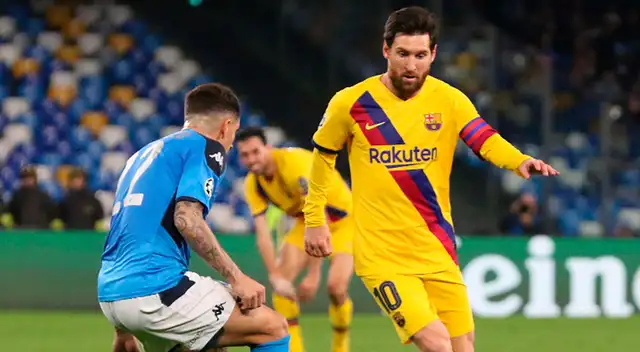Barcelona recibe al Napoli en un partido por Champions.