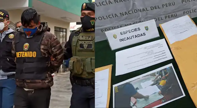 Detienen a extorsionadores en Los Olivos.