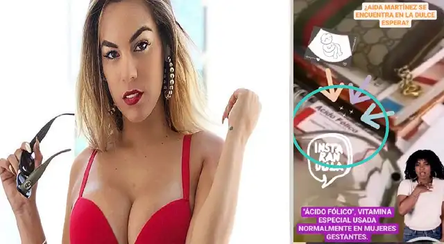 Aída Martínez estaría en la dulce espera.