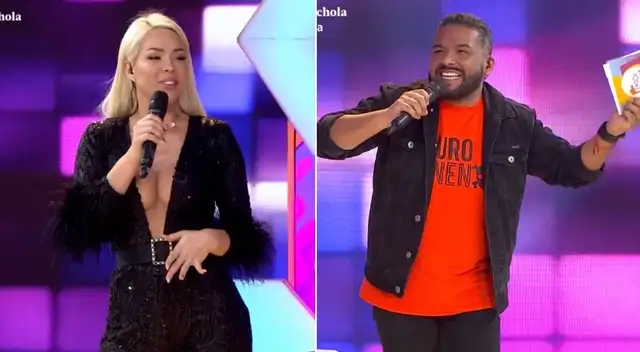 Sheyla Rojas pasó un incómodo momento porque su compañero de conducción le hizo una curiosa broma en pleno programa en vivo.
