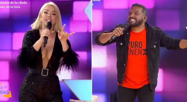Sheyla Rojas le aclaró a Choca Mandros que sí es una artista.