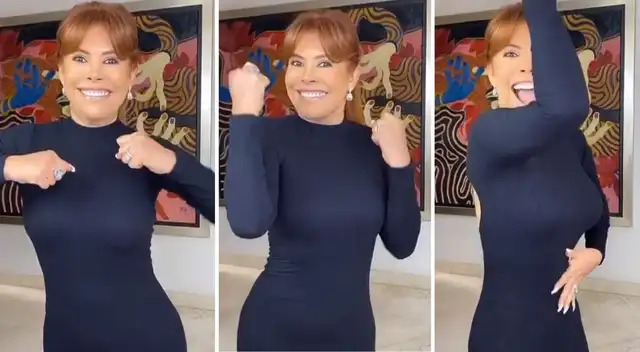 Magaly Medina impresionó bailando una conocida canción en TikTok.