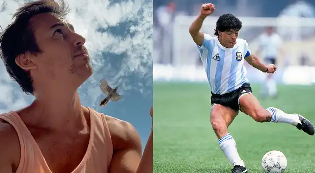 Bruno Ascenzo sorprendió a todos sus seguidores con un recuerdo de su infancia junto a Diego Maradona.