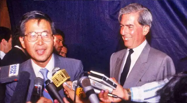 Usuarios de Twitter recordaron el debate entre Fujimori y Vargas Llosa.