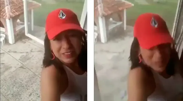 Esta mujer nunca se imaginó que iba a salir disparada por una ventana que la golpeó por la fuerza del viento.