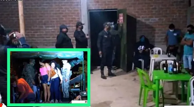 Los detenidos no respetaban el correspondiente distanciamiento social.