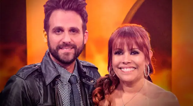 Magaly Medina sorprende a Rodrigo gonzález.