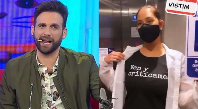 Rodrigo González criticó el polo que usó Karen Schwarz a su retorno a la televisión, el cual decía: “ven y critícame”, y recordó la demanda que le interpuso.