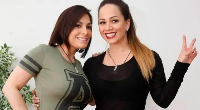 Melissa Klug le desea lo mejor a Evelyn Vela.