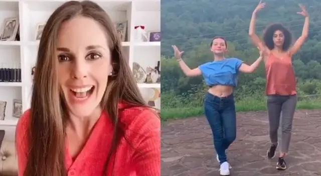 La conductora Rebeca Escribens felicitó a la actriz Francisca Aronsson por su carrera internacional al estar grabando serie de Amazon Prime en España. La conductora Rebeca Escribens felicitó a la actriz Francisca Aronsson por su carrera internacional al estar grabando serie de Amazon Prime en España.