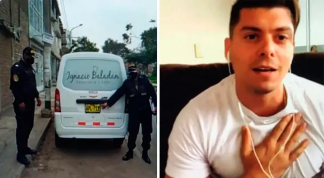 Ignacio Baladán feliz por recuperar su camioneta. Ignacio Baladán feliz por recuperar su camioneta.