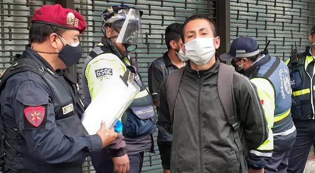 Los hombres fueron derivados a la comisaría de Alfonso Ugarte.