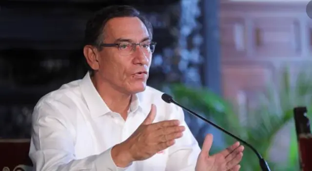 Mensaje a la nación de Martín Vizcarra.