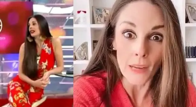 Rebeca Escribens estaba despidiéndose de América Espectáculos cuando la dejaron hablando sola y la reemplazaron por el bloque de salud. Rebeca Escribens estaba despidiéndose de América Espectáculos cuando la dejaron hablando sola y la reemplazaron por el bloque de salud.