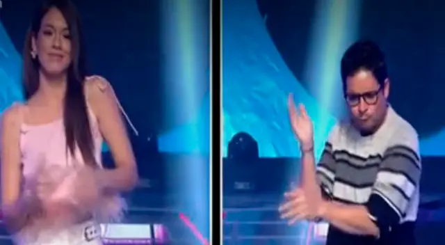 Jazmín Pinedo y Gian Piero Díaz dejaron todo en la pista de baile. Jazmín Pinedo y Gian Piero Díaz dejaron todo en la pista de baile.