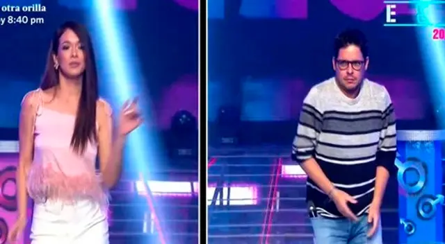 Jazmín Pinedo y Gian Piero Díaz dejaron todo en la pista de baile. Jazmín Pinedo y Gian Piero Díaz dejaron todo en la pista de baile.