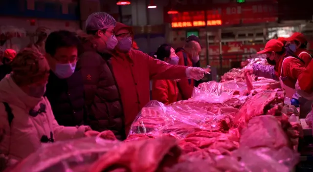 China recomendó que los consumidores ser cautos a la hora de comprar carne y mariscos importados.