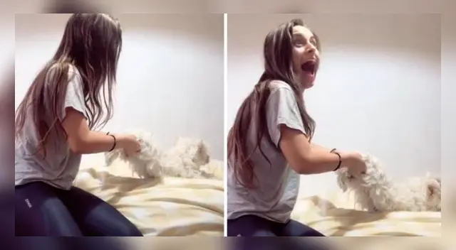 La escena sorprendió a miles de los internautas en las redes sociales.