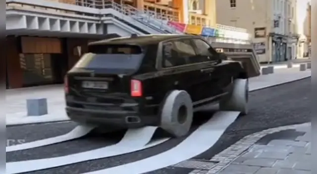 La curiosa escena llamó la atención de miles en las redes sociales.