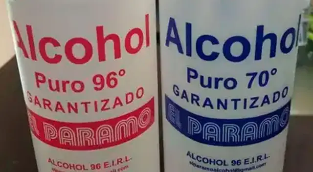 Alcohol de 96 grados al de 70°, conoce cómo hacerlo.