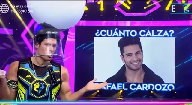 Patricio Parodi se burla de la talla pequeña del zapato de Rafael Cardozo Patricio Parodi se burla de la talla pequeña del zapato de Rafael Cardozo