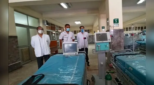 Donan equipo médico COVID-19 a la PNP. Donan equipo médico COVID-19 a la PNP.