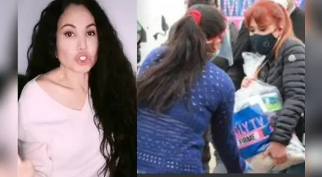 Janet Barboza maletea a Magaly por obra de caridad: “Me hace recordar a políticos en campaña” Janet Barboza maletea a Magaly por obra de caridad: “Me hace recordar a políticos en campaña”