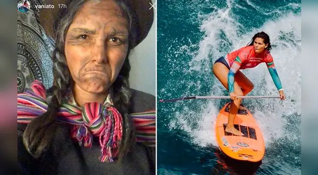 Surfista peruana Vania Torres.