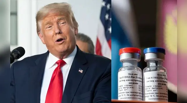 Donald Trump critica vacuna rusa Sputnik V. Donald Trump critica vacuna rusa Sputnik V.