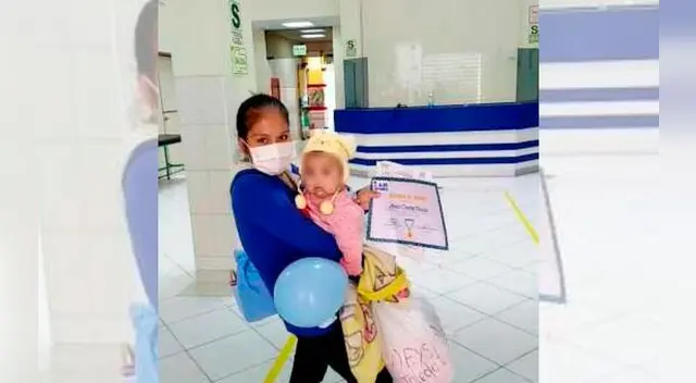 Bebé se recupera del COVID-19.