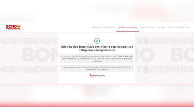 La identificación de los hogares vulnerables con trabajadores independientes se utilizaron diferentes bases de datos oficiales,.