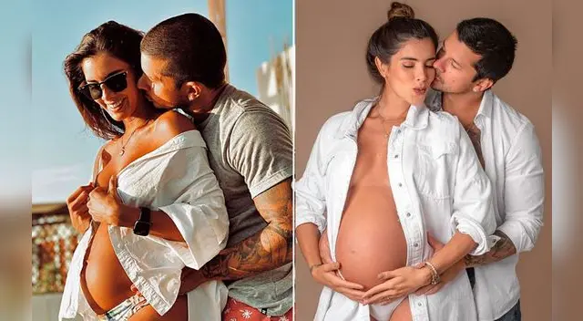 Korina Rivadeneira a pocos días de dar a luz. Korina Rivadeneira a pocos días de dar a luz.