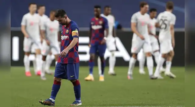 El Barcelona de Lionel Messi fue eliminado de la Champions League con un resultado de escándalo. El Barcelona de Lionel Messi fue eliminado de la Champions League con un resultado de escándalo.