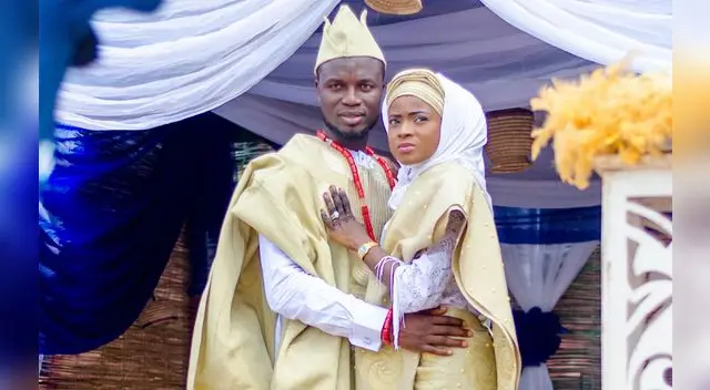 La pareja de esposos de Nigeria.