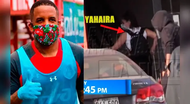 Jefferson Farfán deja a Yahaira Plasencia en su casa.