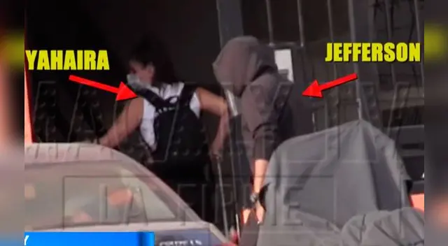 Jefferson Farfán deja a Yahaira Plasencia en su casa.