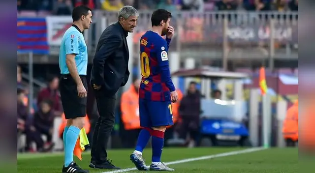 Quique Setién no va más en el Barcelona.