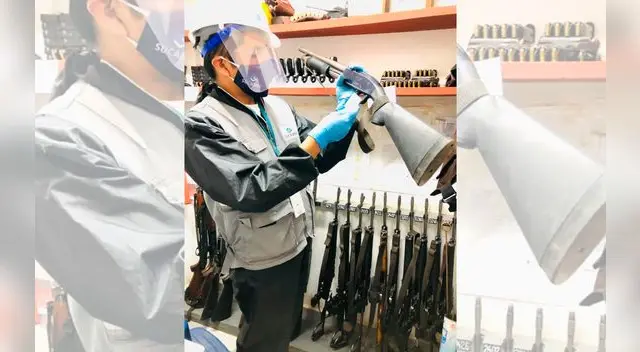 Incautan armamento en Huancayo.