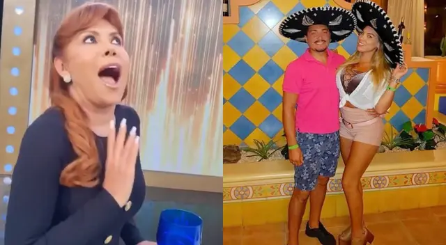 Magaly Medina le aconsejó a Aída Martínez tomarse un té antes de declarar en redes sociales, y se burló de la carrera de su pareja, Adolfo Carrasco. Magaly Medina le aconsejó a Aída Martínez tomarse un té antes de declarar en redes sociales, y se burló de la carrera de su pareja, Adolfo Carrasco.