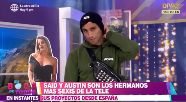 Said Palao ya no esconde sus sentimientos por Alejandra Baigorria y le envió un beso durante su participación en En boca de todos.