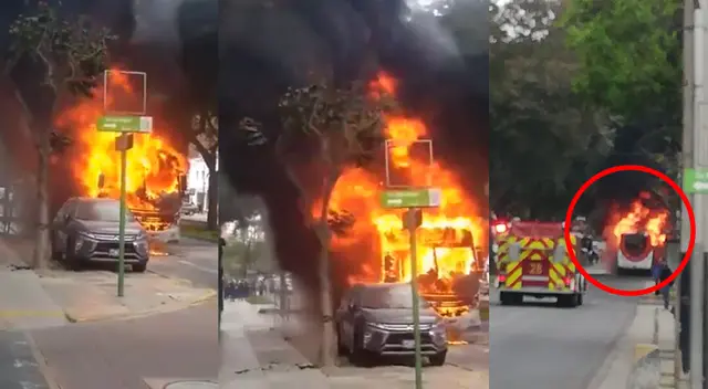 Incendio en Miraflores.