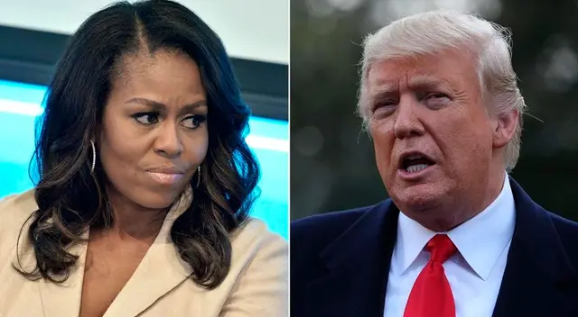 Donald Trump le respondió a través de Twitter a Michelle Obama