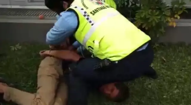 Capturan a ladrón en Surco. Capturan a ladrón en Surco.