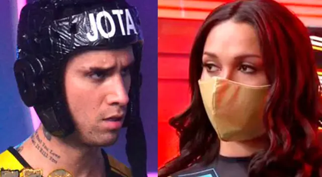 Angie Arizaga le contestó con otra canción.