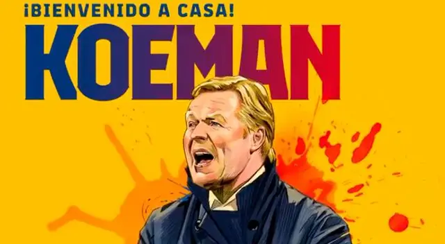 Ronald Koeman es el nuevo DT del Barcelona.