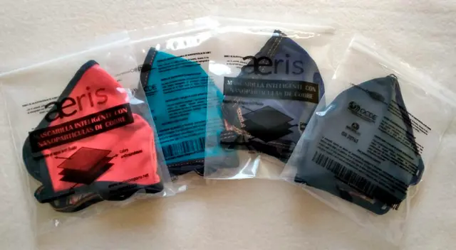 Mascarillas con nanotecnología.