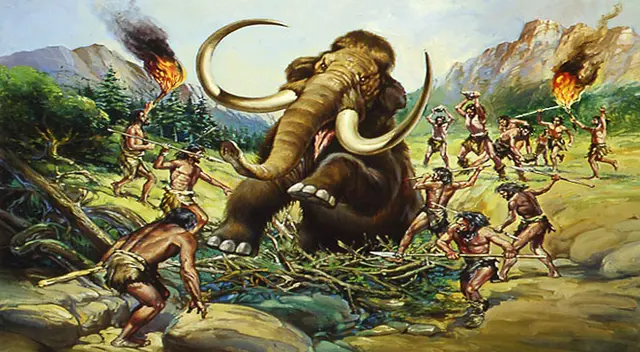 El período Paleolítico empezó con la aparición del hombre. El período Paleolítico empezó con la aparición del hombre.