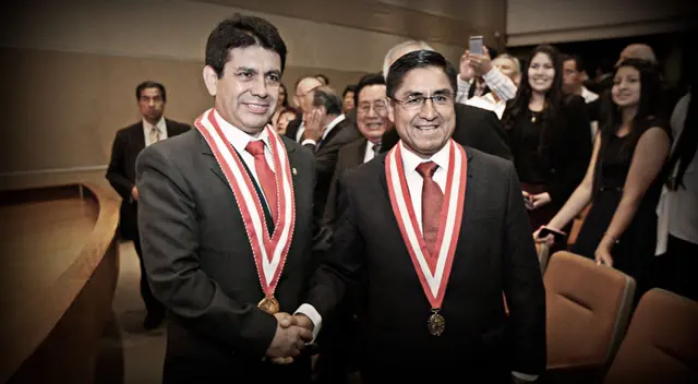 Tomás Gálvez Villegas y César Hinostroza Pariachi. Tomás Gálvez Villegas y César Hinostroza Pariachi.