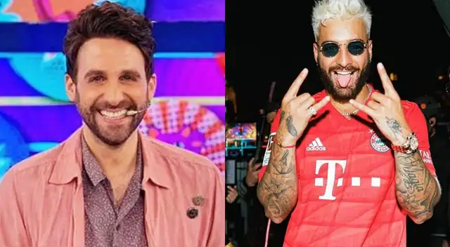 El popular Peluchín aprovechó la transmisión en vivo de Maluma para tirarle maicito tras la polémica con Neymar y su ex, Natalia Barulich.